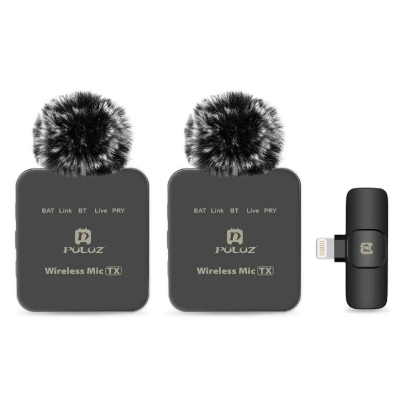 PULUZ Wireless Lavalier Microphone for Mobile Phone - 2 8Pin