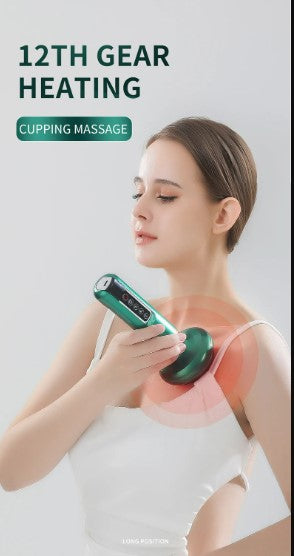 Electric Vacuum Cupping Massager 12 Gear Upgraded Head